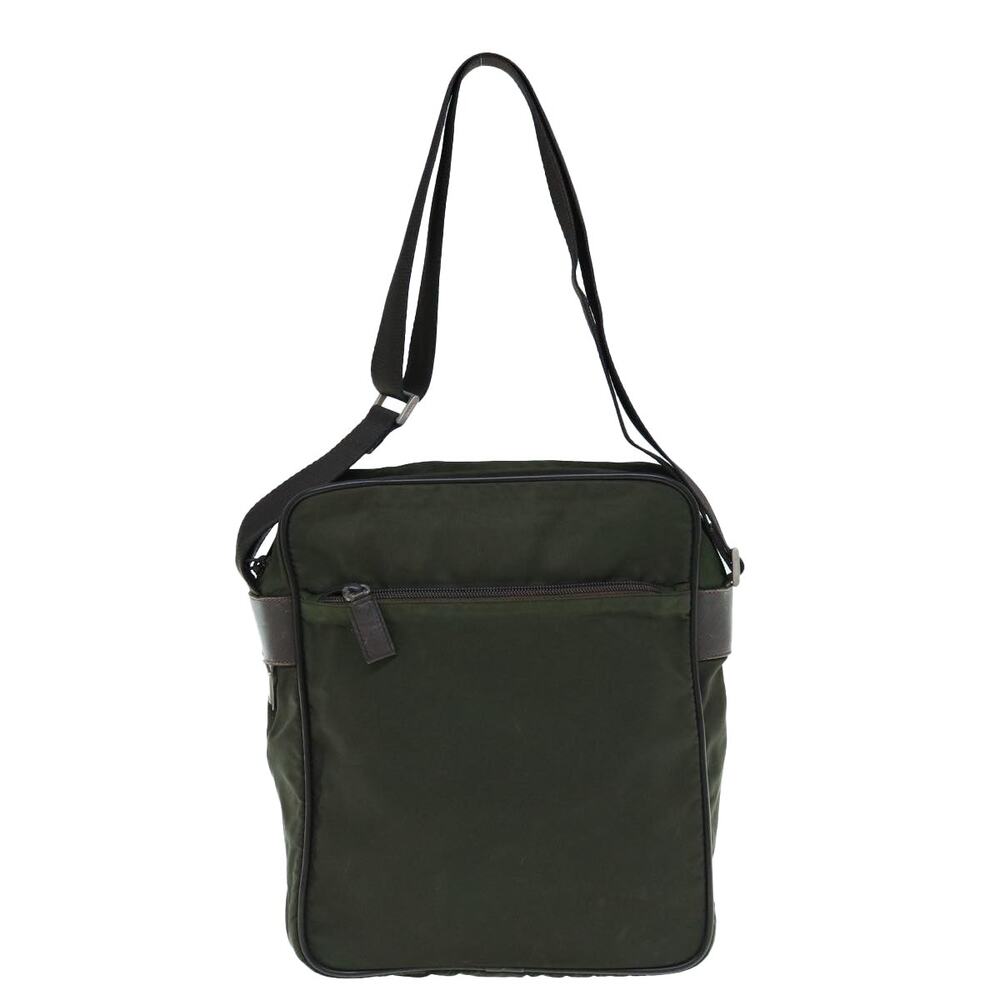 PRADA Shoulder Bag Nylon Khaki